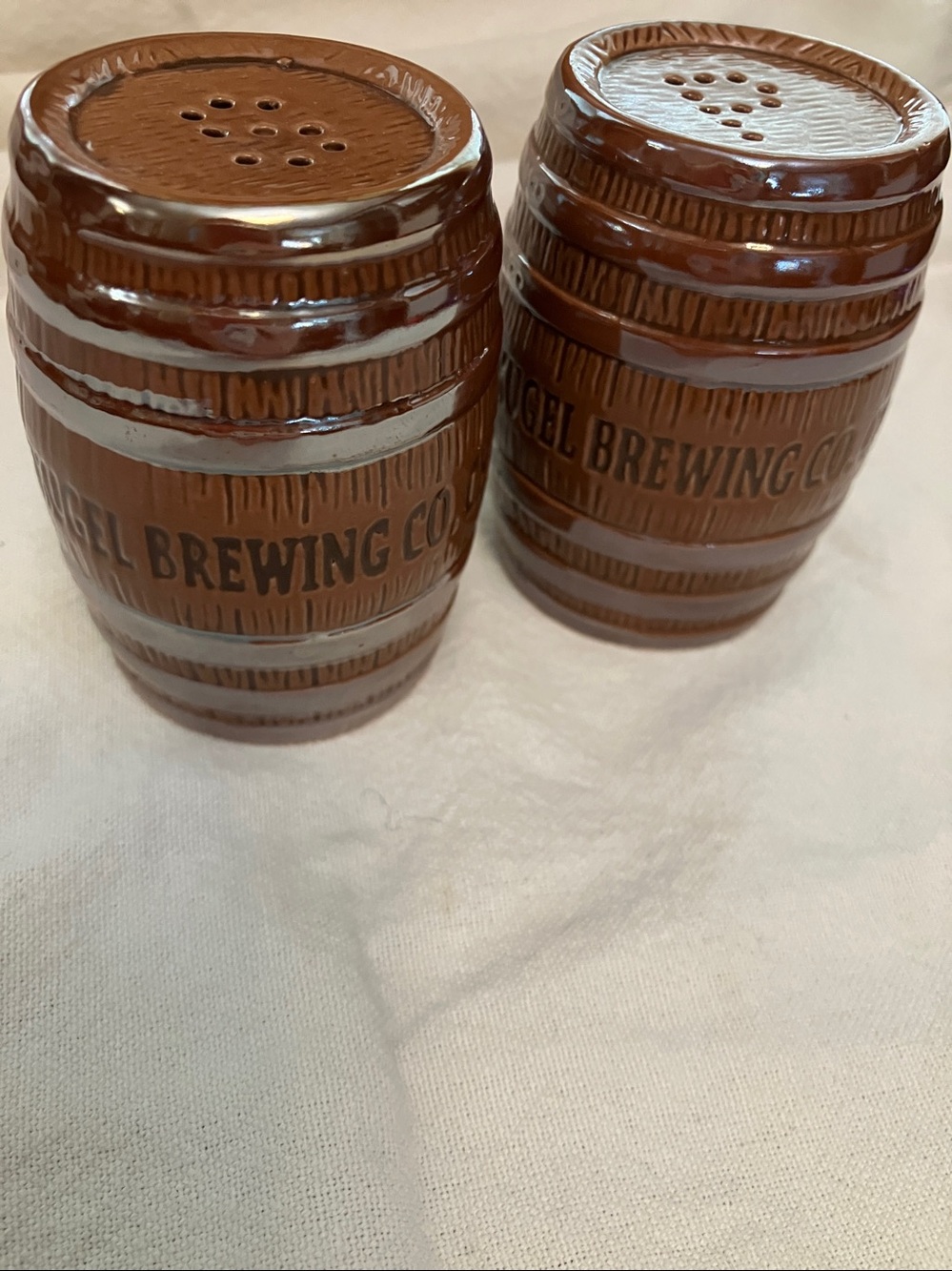 J. Leinenkugel Brewing Co. Chippewa Falls Wisconsin Salt & Pepper beer barrels